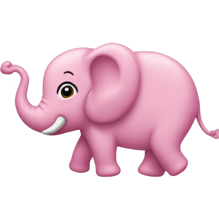 Pink elephant emoji