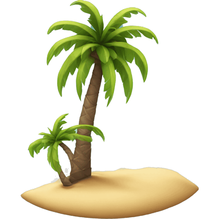 PALM TREE AND BEACH emoji