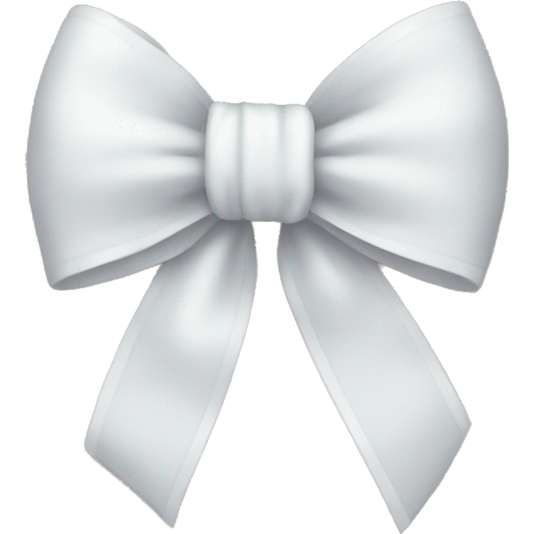 White bow emoji