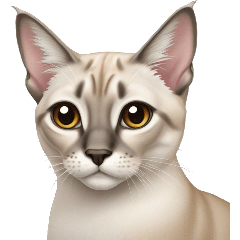 Lynx point Siamese cat emoji