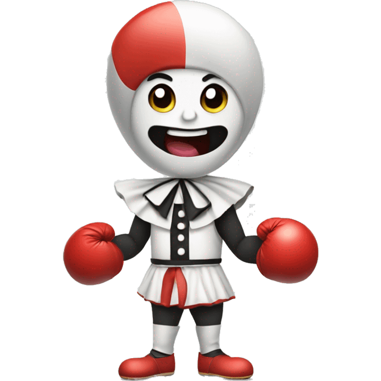 pierrot boxing emoji