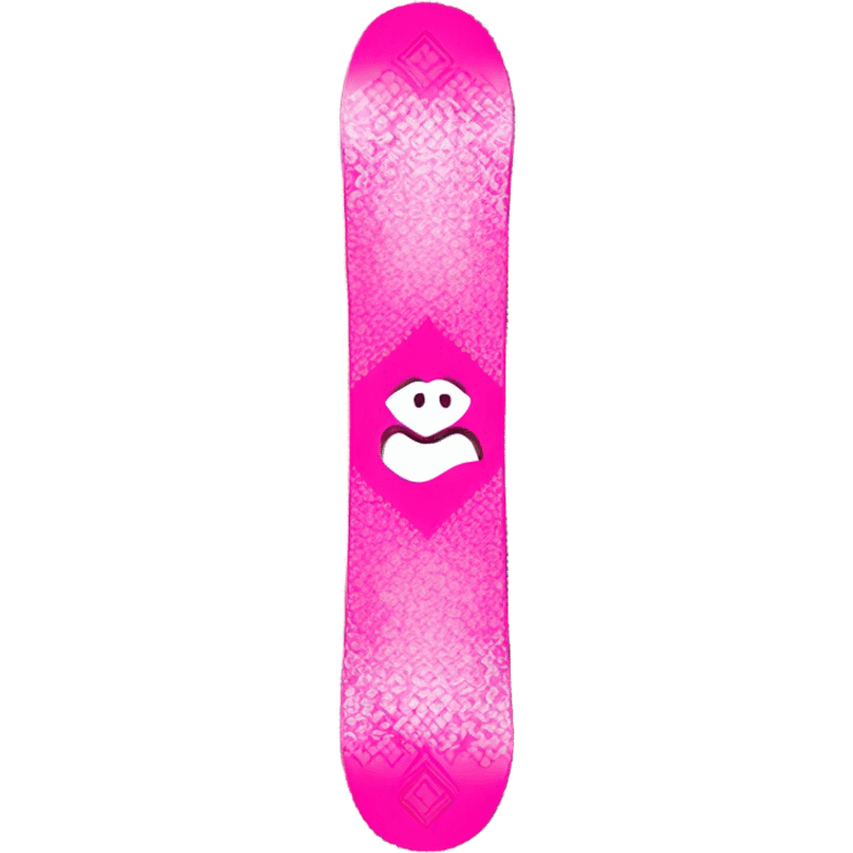 pink snowboard emoji