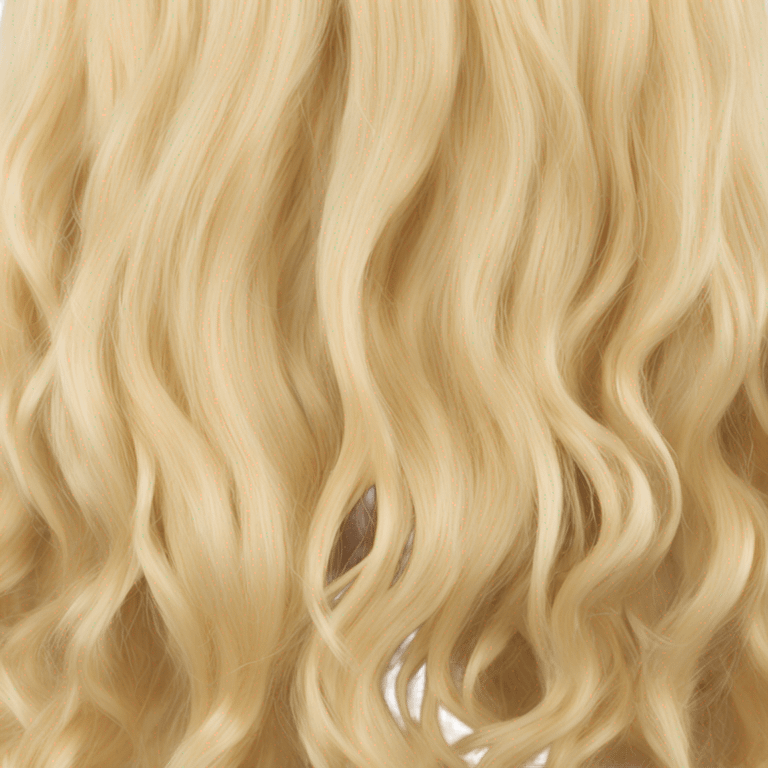 Blonde wig emoji