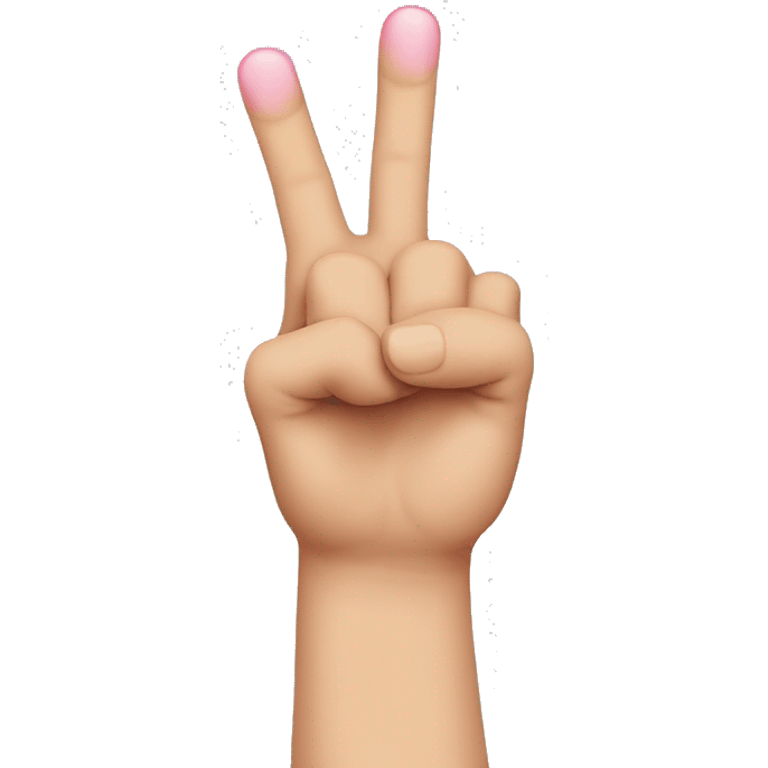 A hand with the pinky finger extended emoji