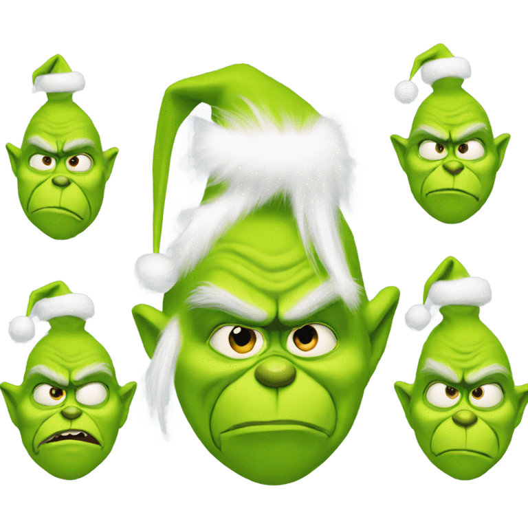 The grinch emoji