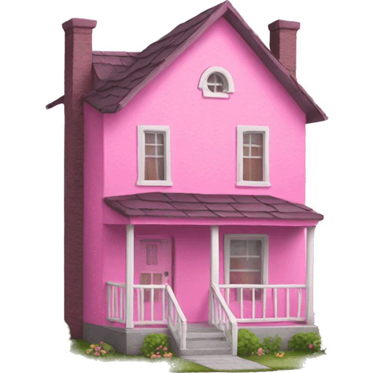 Pink home  emoji