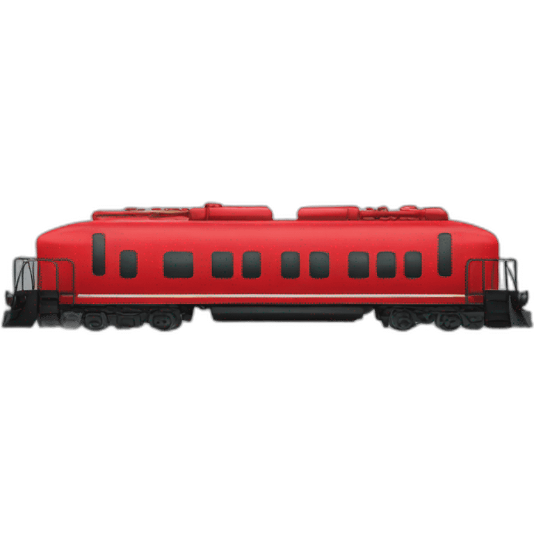 Red train emoji