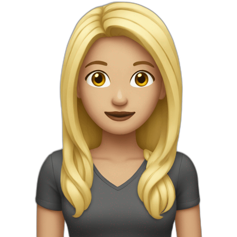 A Blonde Youtube emoji