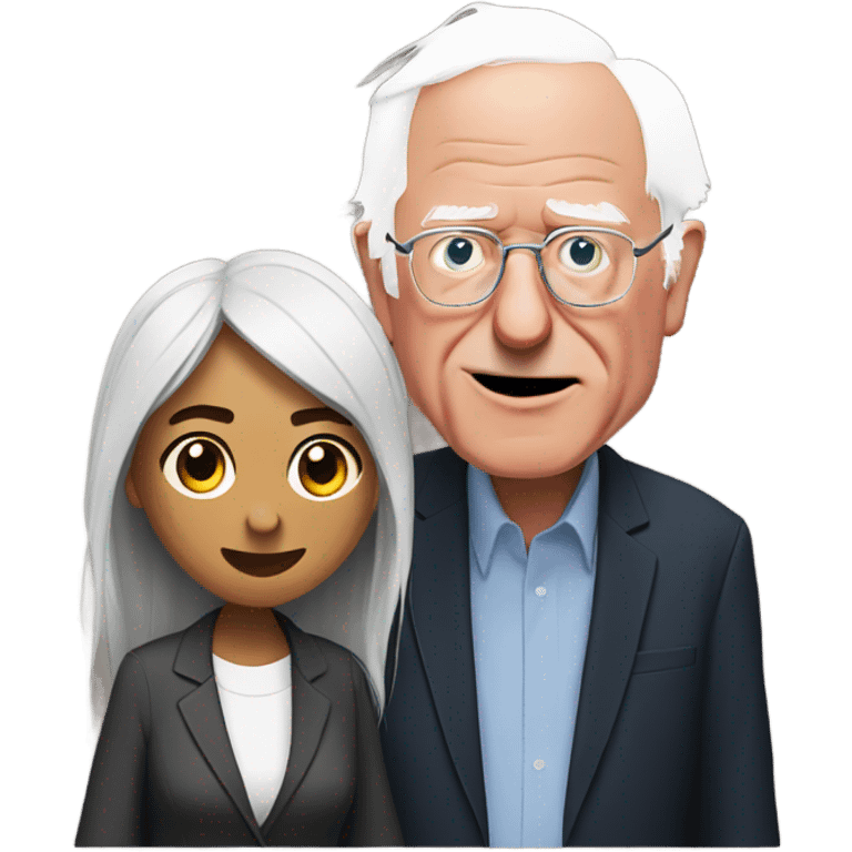 Bernie Sanders + AOC emoji