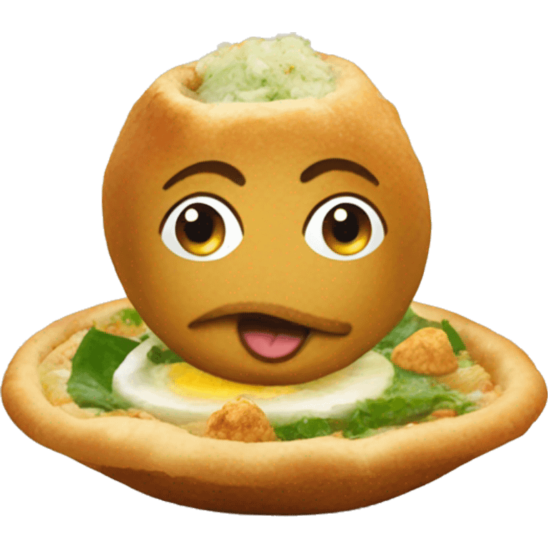 pani puri indian dish emoji