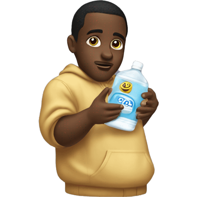 diddy holding baby oil emoji