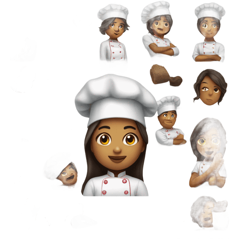 Girl emoji chefs kiss emoji