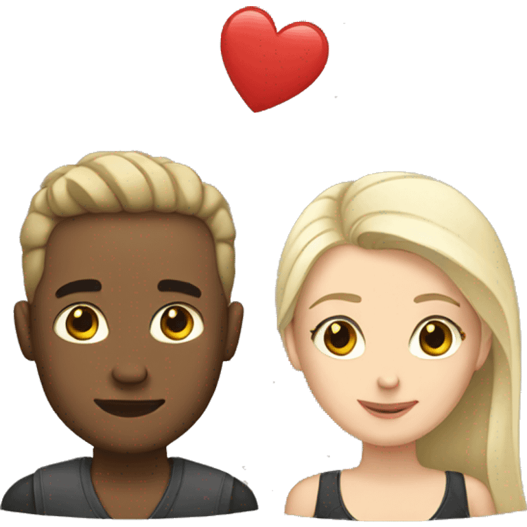 White couple emoji