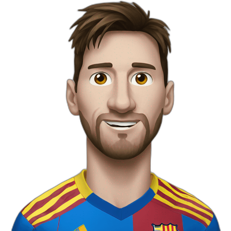 Messi 2015 portrait emoji