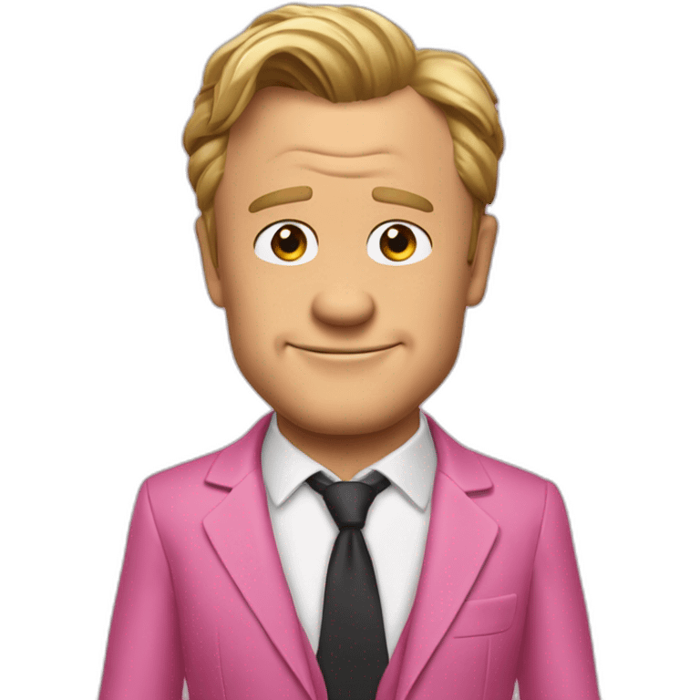 Barney stinson in pink suit emoji