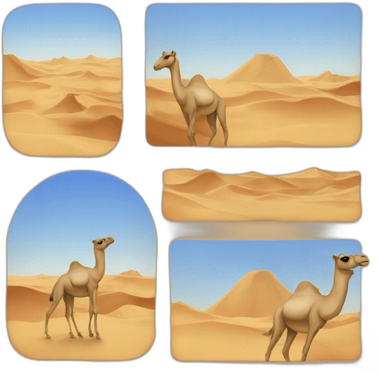 Arab desert camle emoji