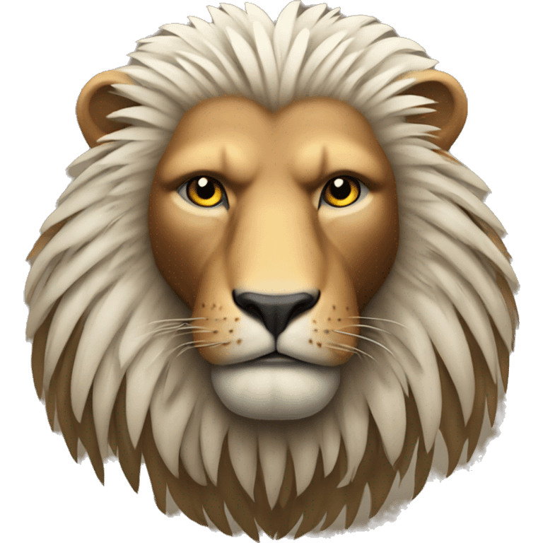 eagle merged with lion emoji