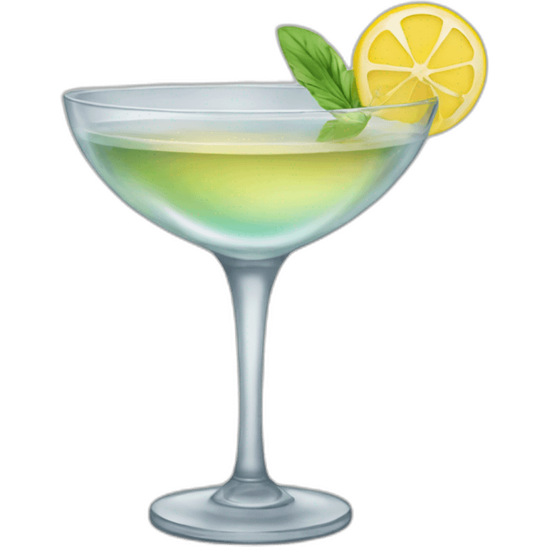 Clear cocktail emoji