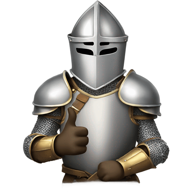 Knight armor thumbs up emoji