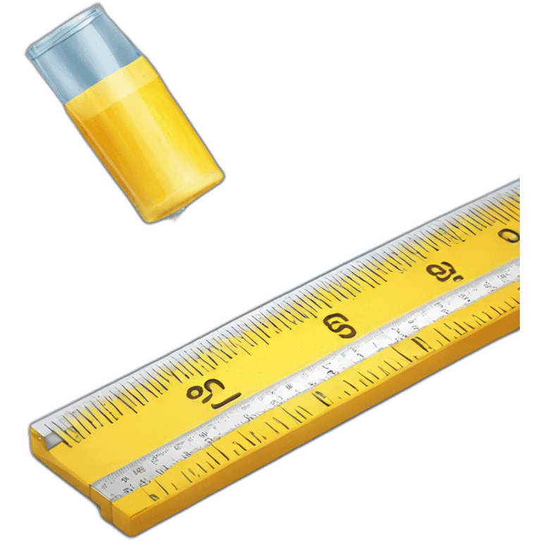 measure-water-block-with-yellow-ruler emoji