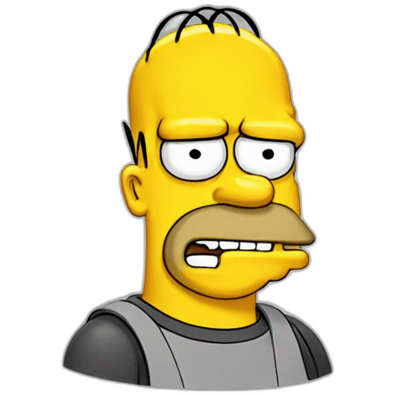 Homer simpson angry emoji