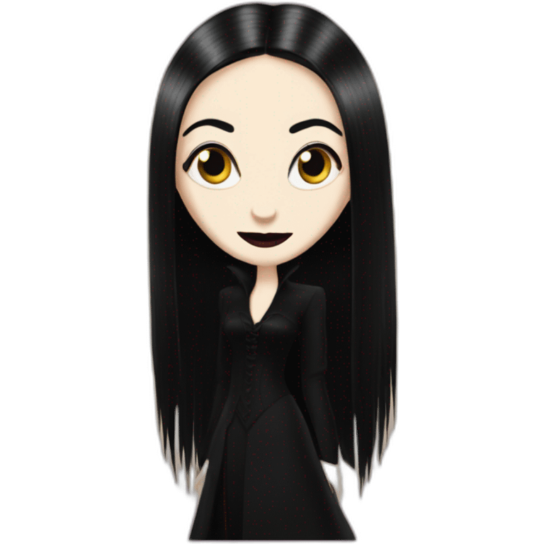 Morticia Addams emoji