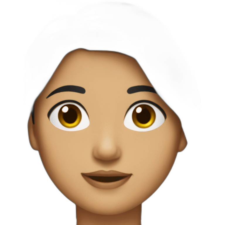 Mujer morena emoji