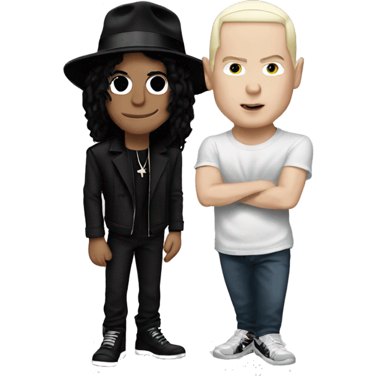 Michael Jackson with Eminem emoji