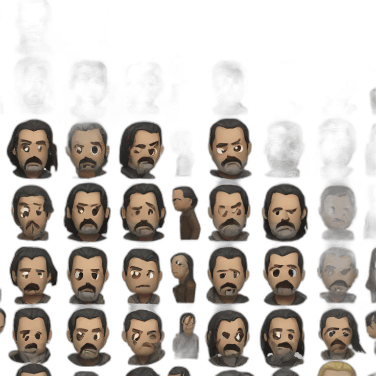 Negan the walking dead emoji