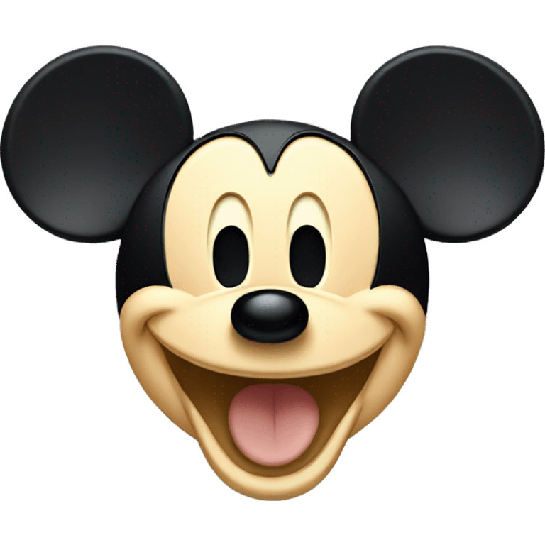 mickey mouse laughing emoji