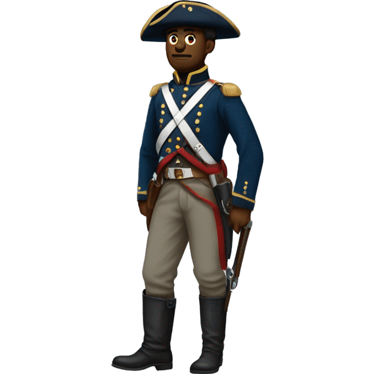 full length american civil war soldier emoji