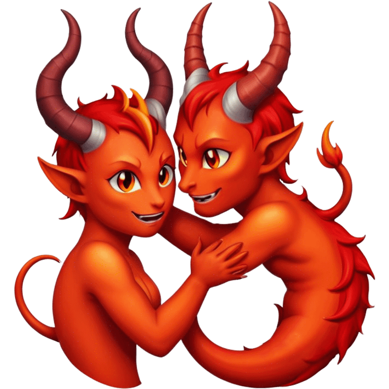 Devil love  emoji