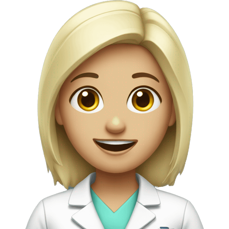 Dentist girl emoji