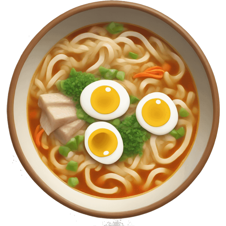 Buldak soup ramen emoji