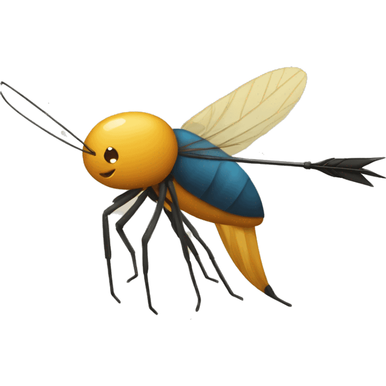 mosquitto looking arrow emoji