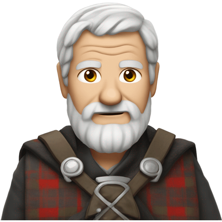 old man in a kilt emoji