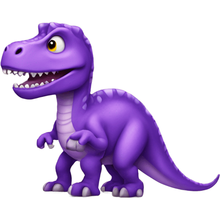 Purple dinosaur  emoji