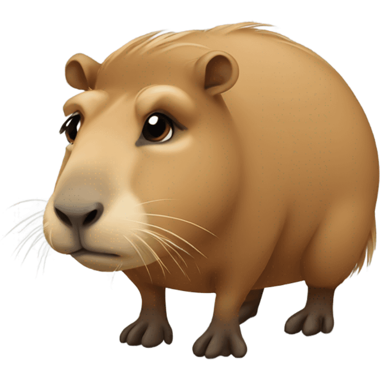 upset capybara emoji