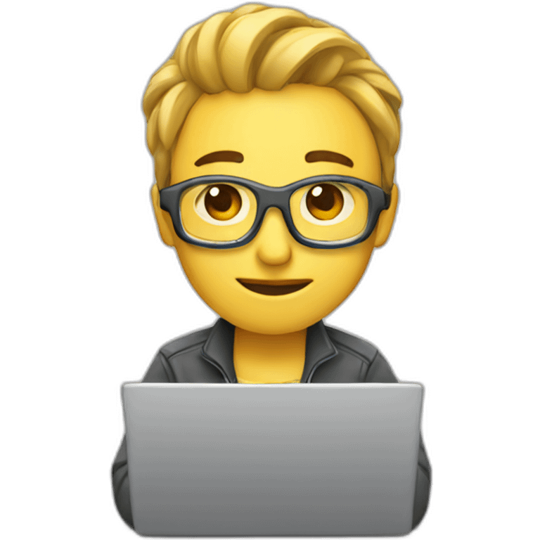 programmer-with-laptop emoji