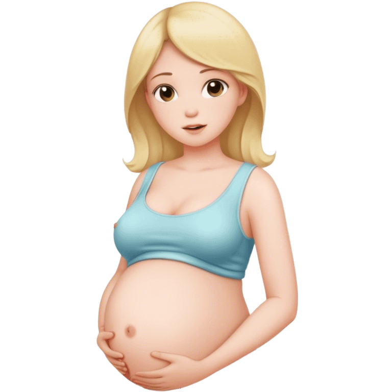 Pregnant girl emoji