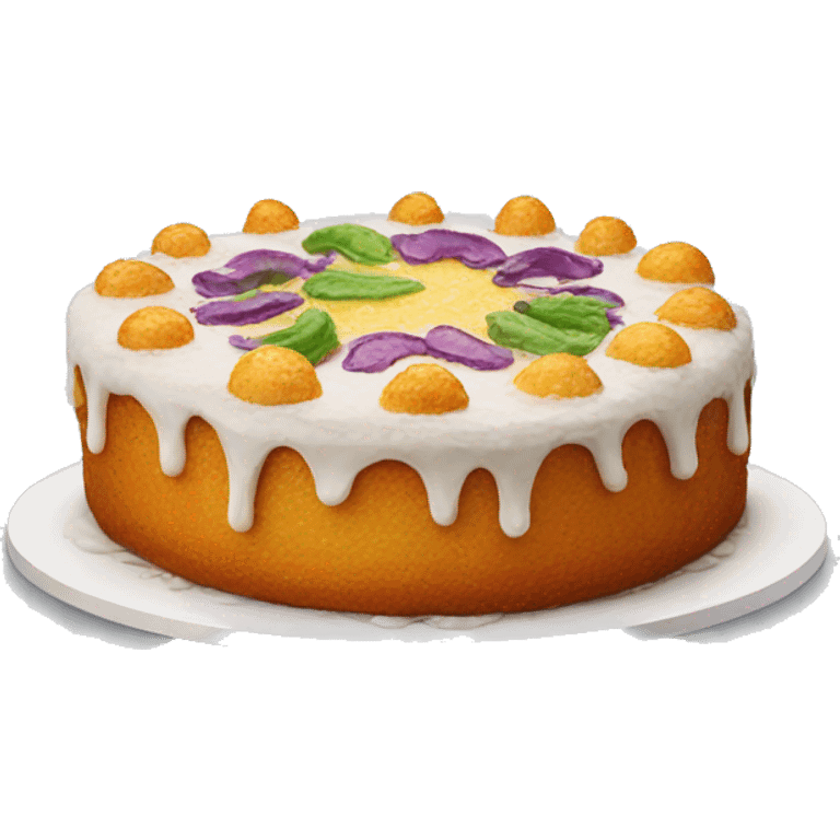 kings cake emoji