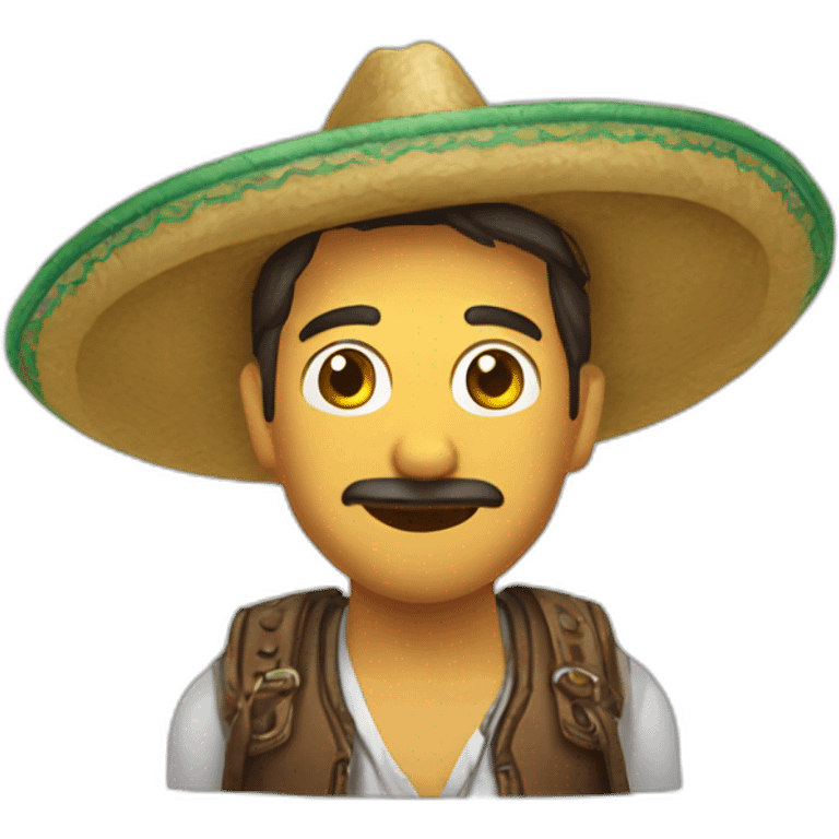 Sombrero de paja  emoji