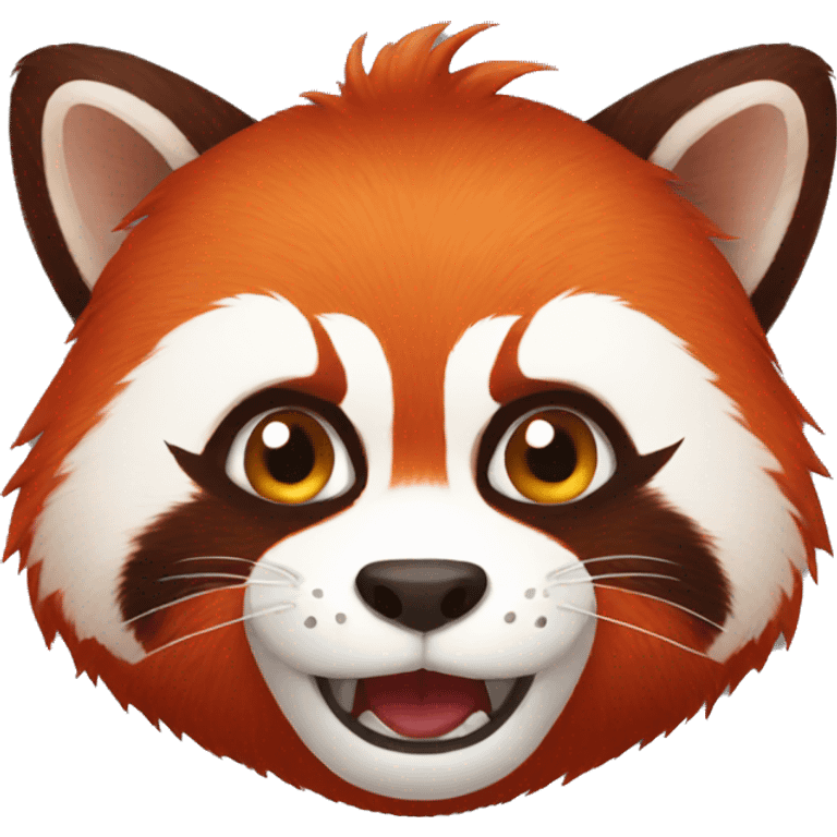 red panda angry emoji