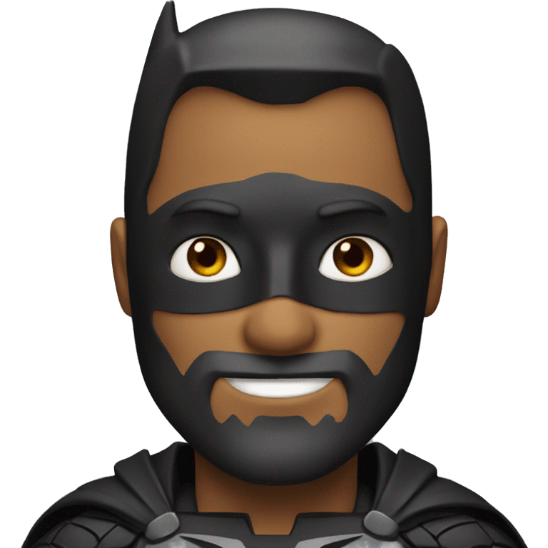 batman has a beard emoji