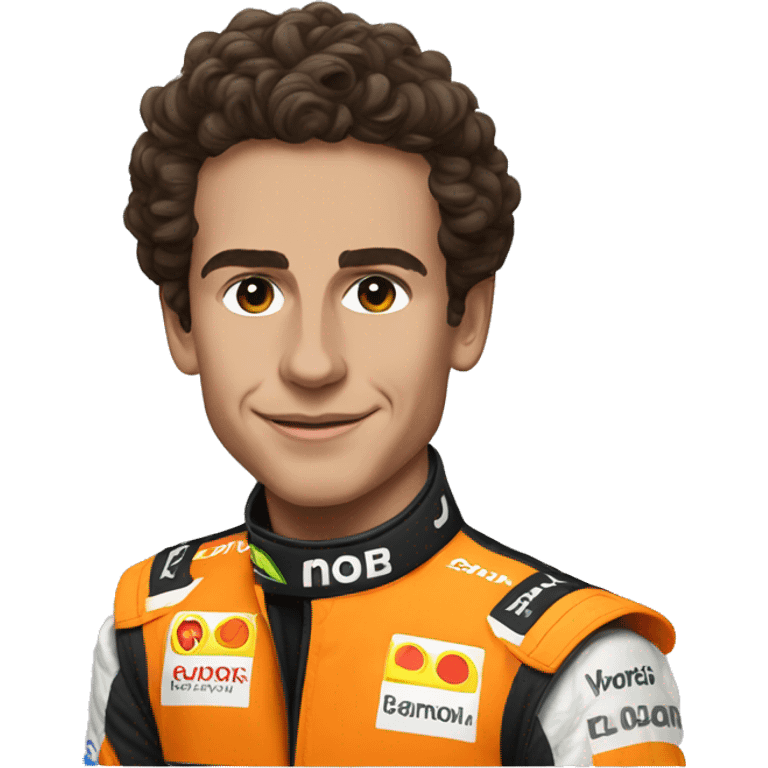 Lando Norris McLaren  emoji