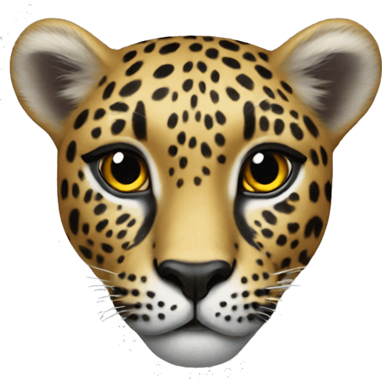 leopard heart emoji