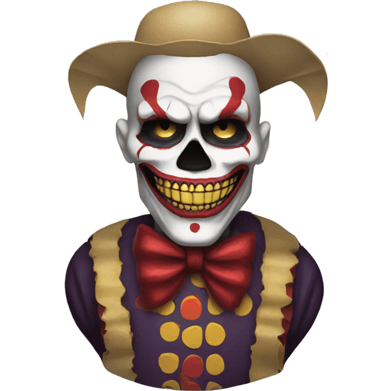 Calavera payaso emoji