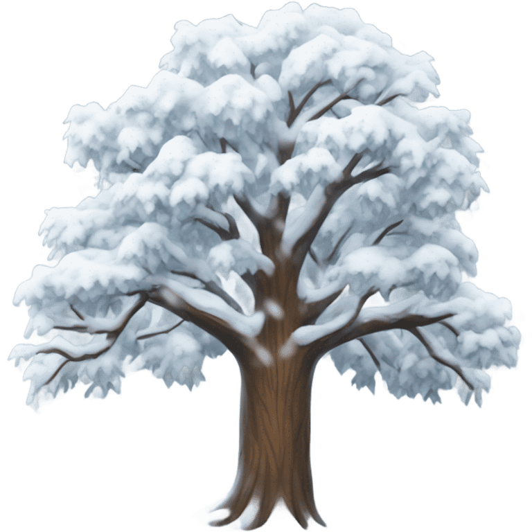 Snow tree emoji