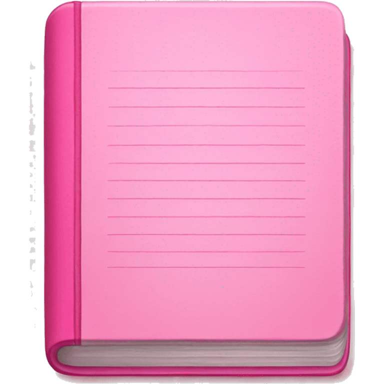 pink diary emoji