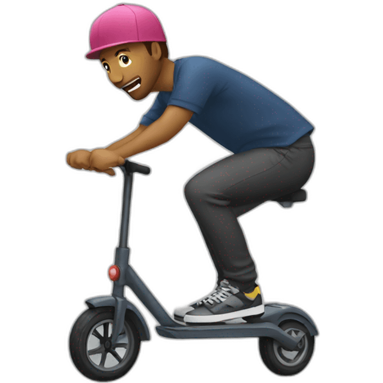 Trottinette freestyle  emoji